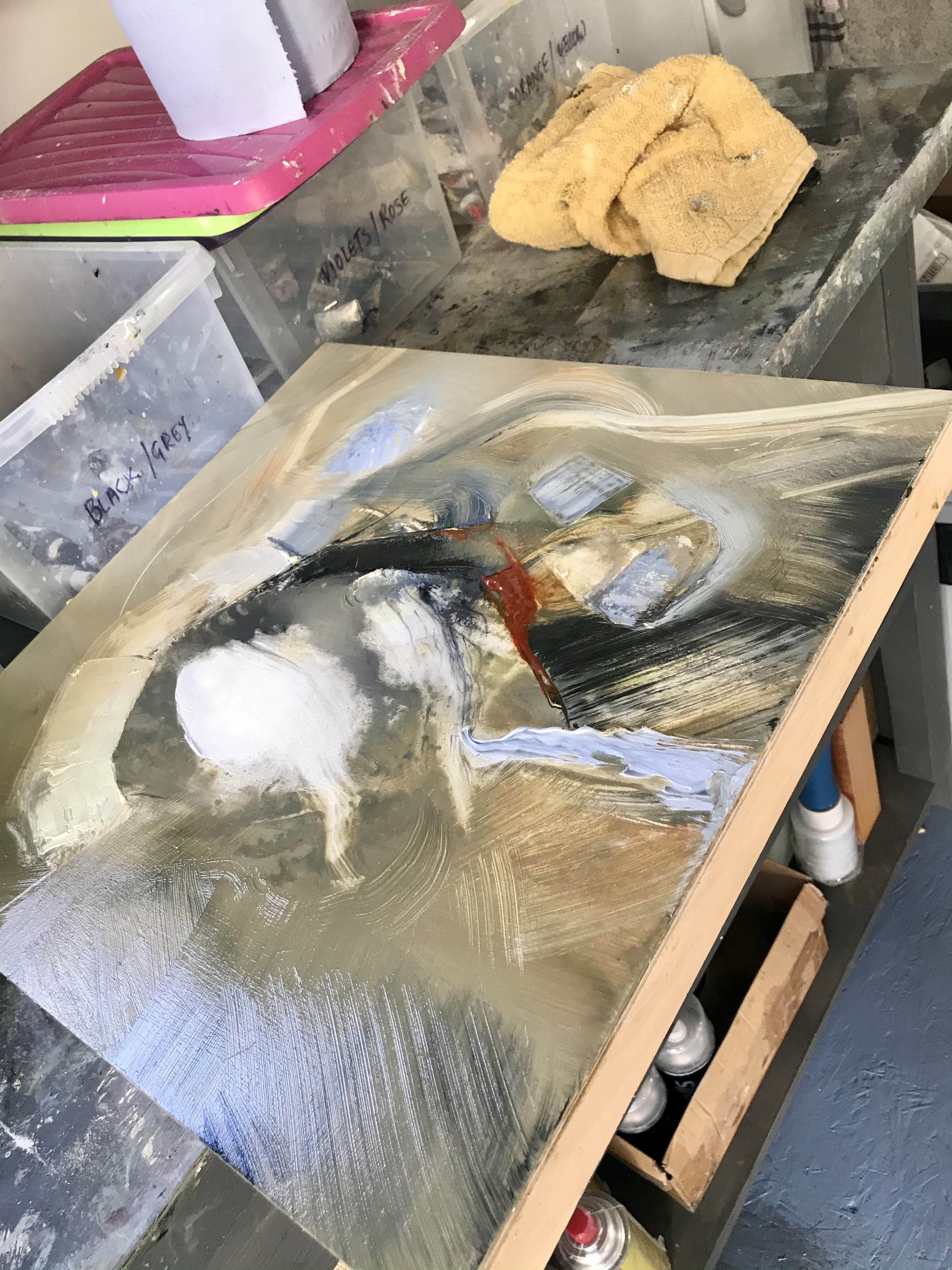 Studio Day – Oils